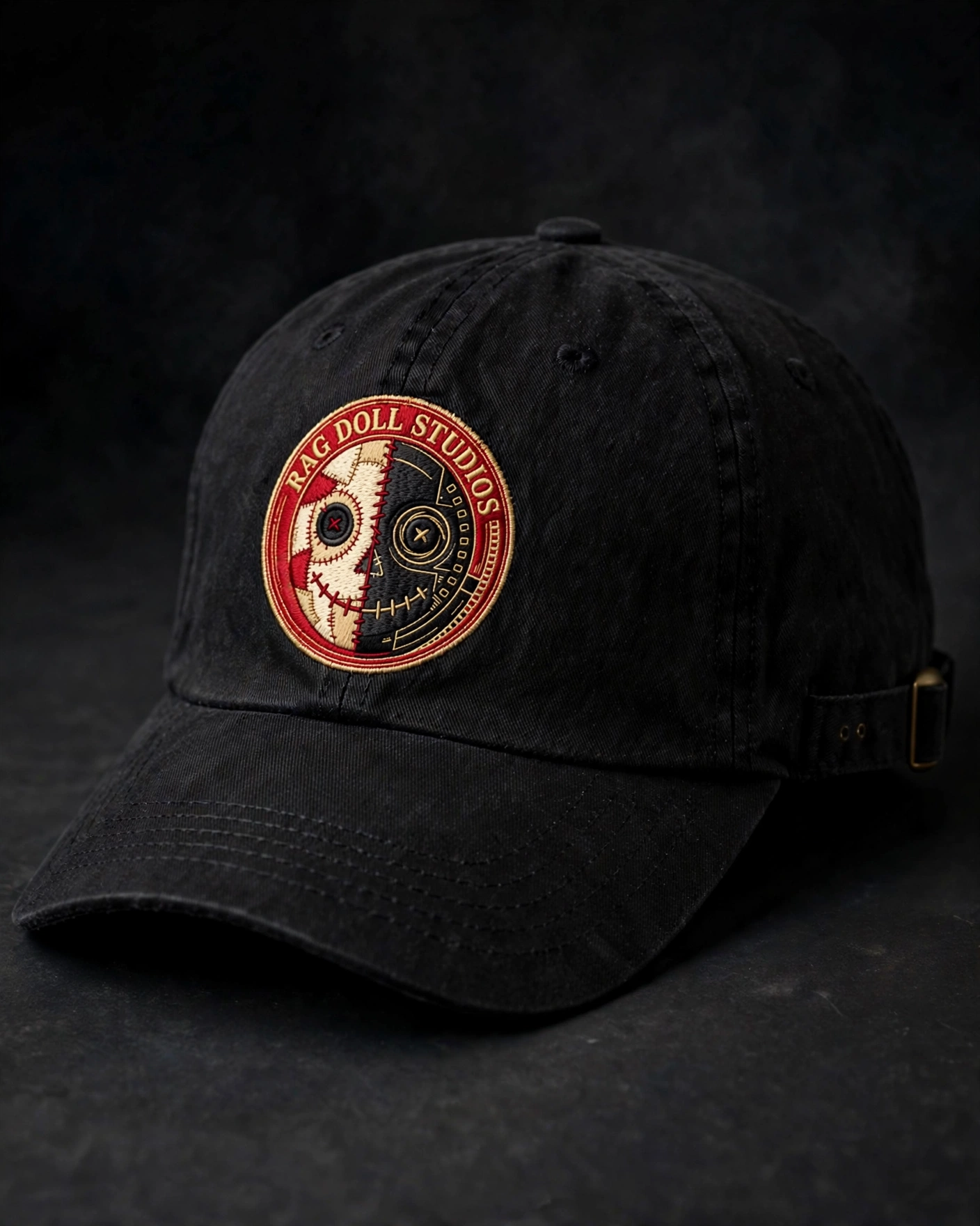 Black Rag Doll Studios embroidered dad hat