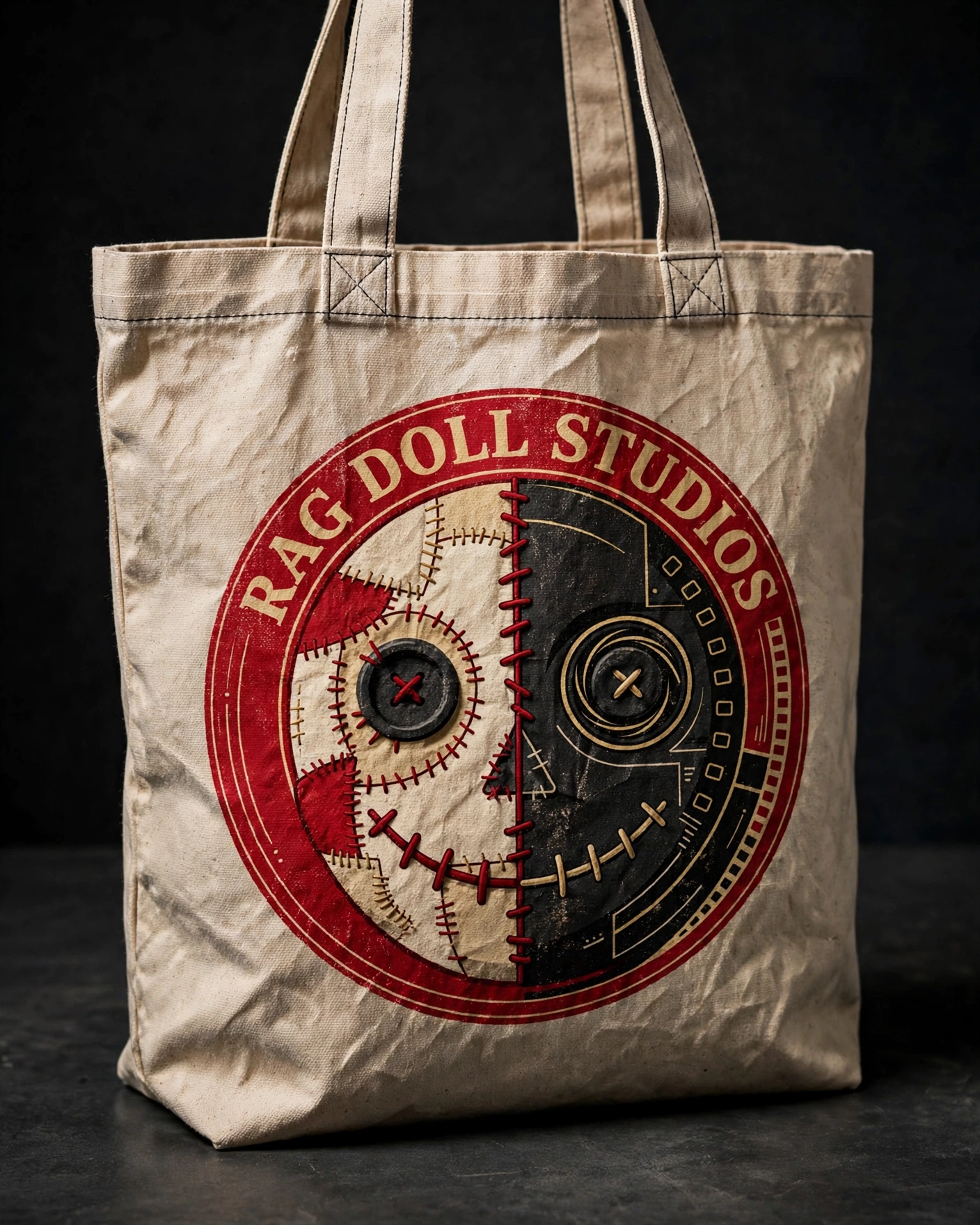 Canvas Rag Doll Studios tote bag